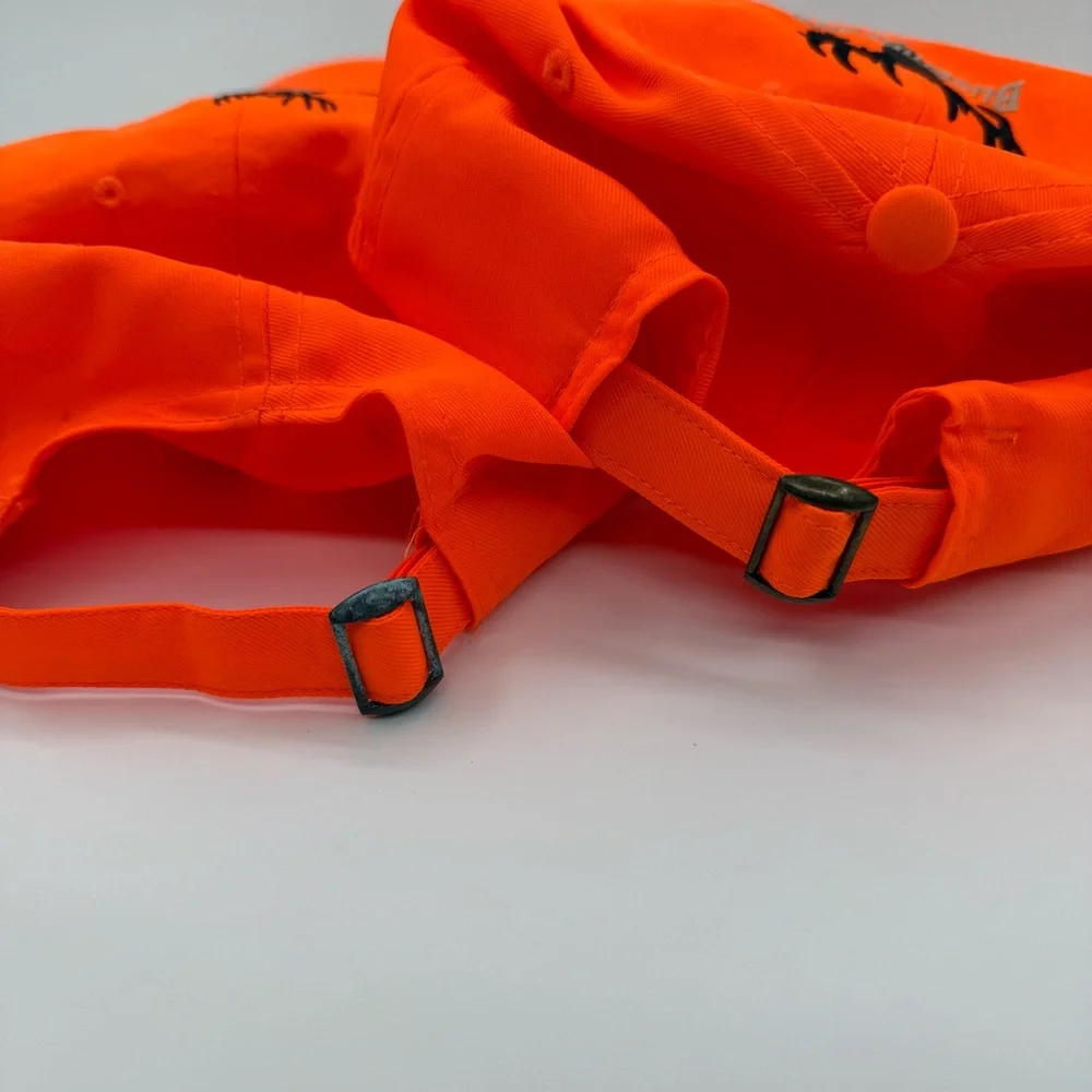 2 Buckmasters‎ Orange Adjustable Baseball Cap